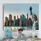 Designart - New York City Skyline Panorama - Photography Canvas Art Print